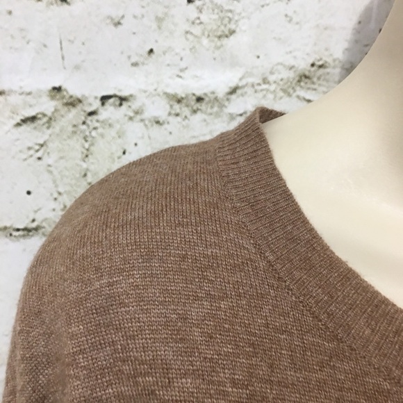 J Crew Brown Needle Punch Lace Sweater - Picture 4 of 7